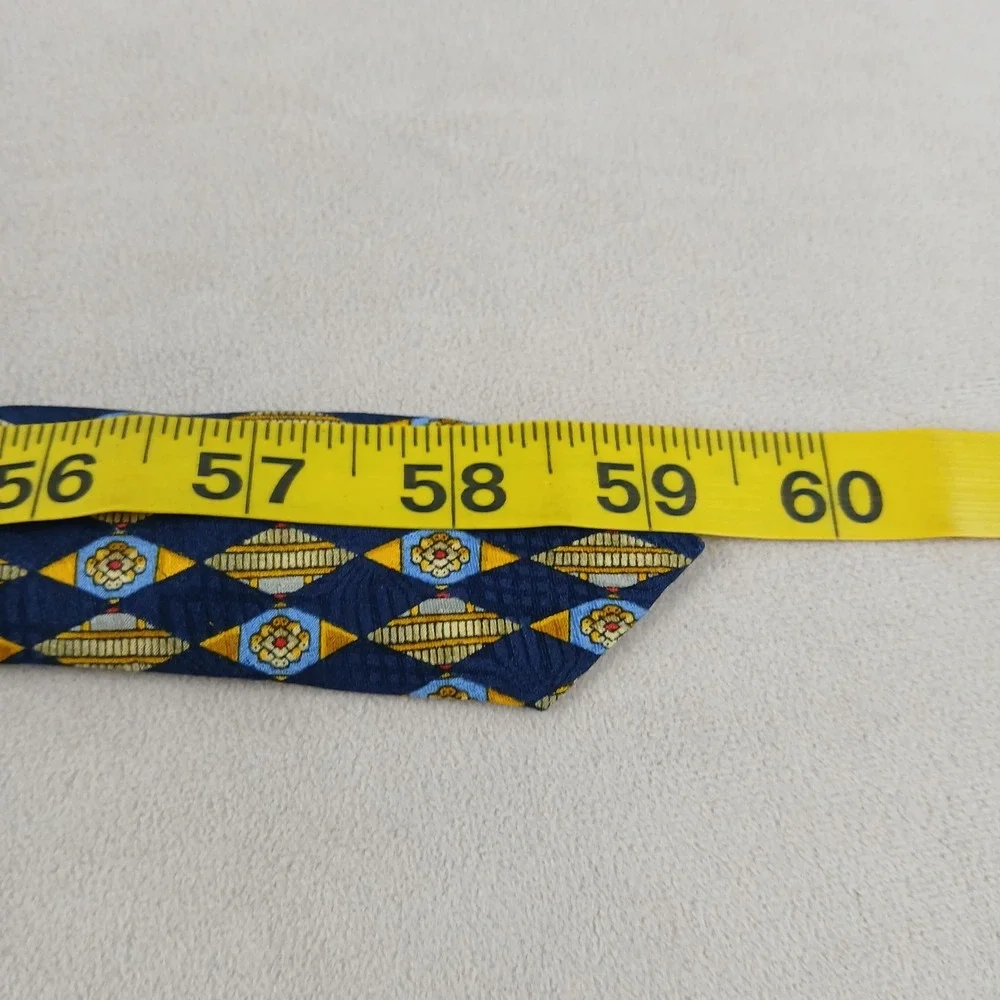 Harve Bernard 3.5x59 Mens Tie Silk Floral Woven Geometric